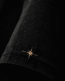 Sleeve detail of the oversized KALREKHA tee